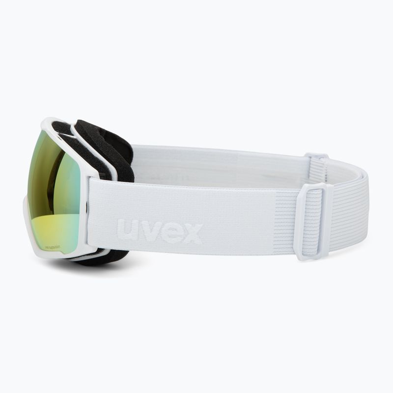 Скиорска маска UVEX Victorious S FM white matt/mirror orange 4