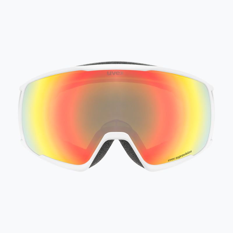 Скиорска маска UVEX Victorious S FM white matt/mirror orange 6