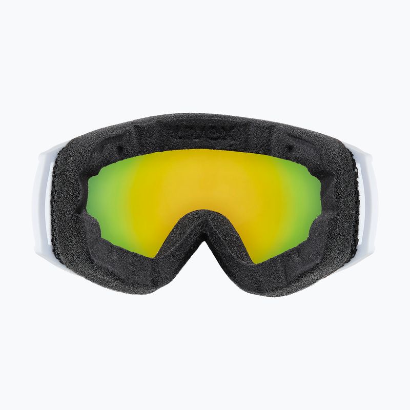 Скиорска маска UVEX Victorious S FM white matt/mirror orange 7