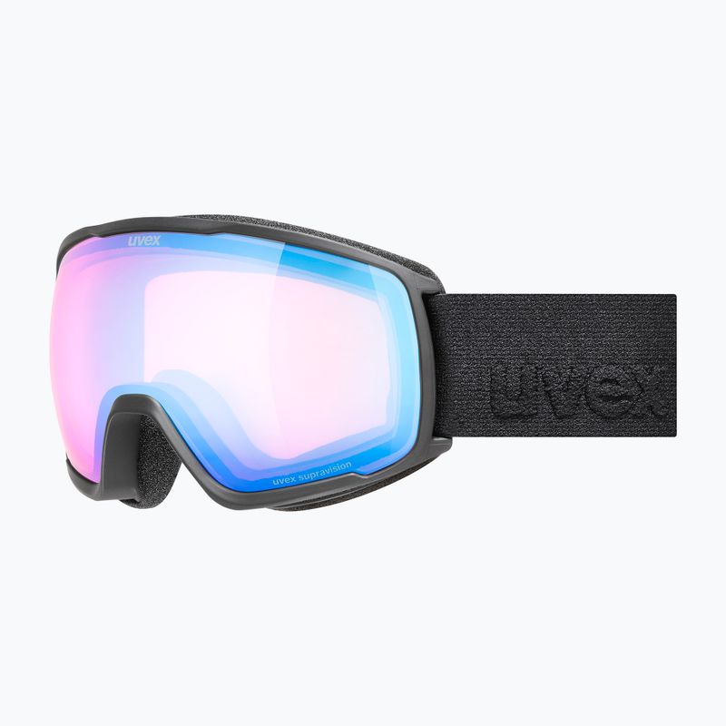 Скиорска маска UVEX Victorious S FM black matt/mirror blue 5