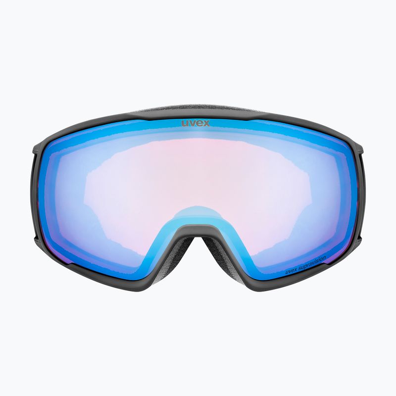 Скиорска маска UVEX Victorious S FM black matt/mirror blue 6