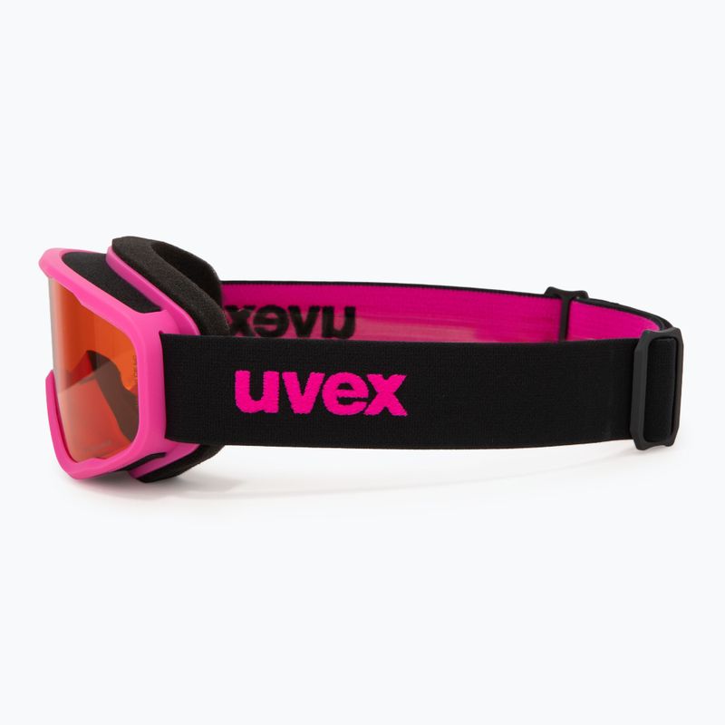 Детска скиорска маска UVEX Speedy Nova Jr pink/laser gold 4