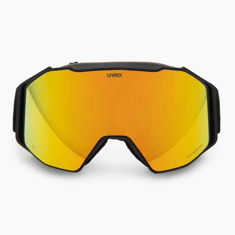 Скиорски очила UVEX Gravity FM black matt/mirror yellow/orange/clear 2