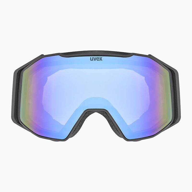 Скиорскa маска UVEX Gravity FM S2 black matt/mirror blue 2