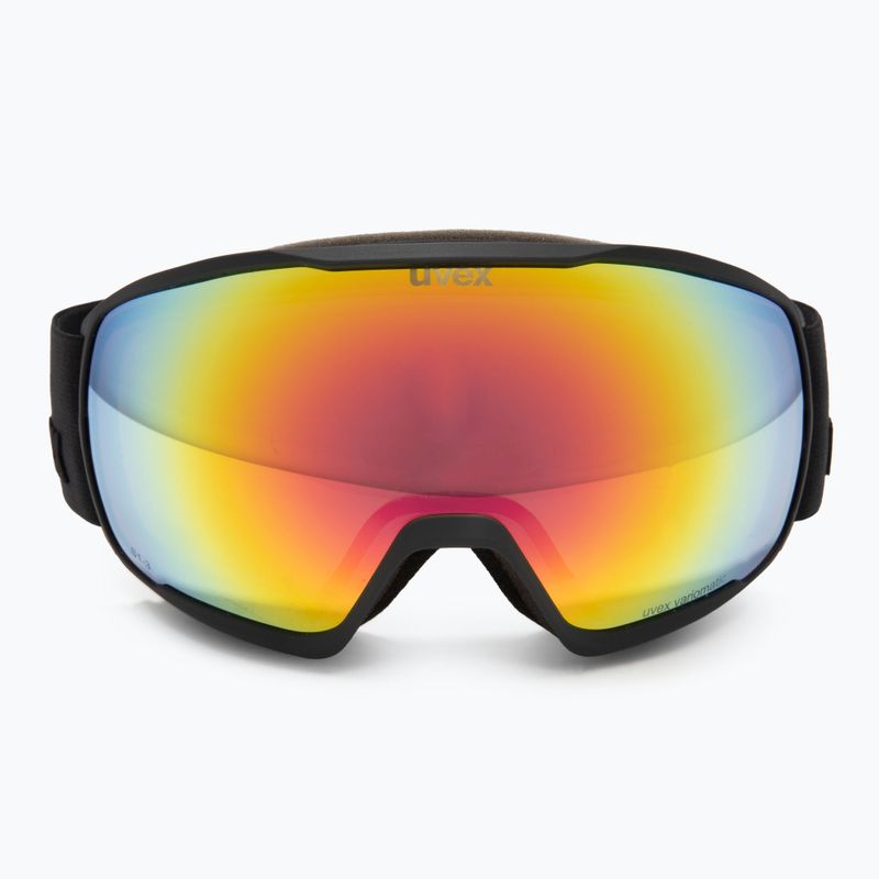 Скиорска маска UVEX Victorious V black matt/vario rainbow mirror 2
