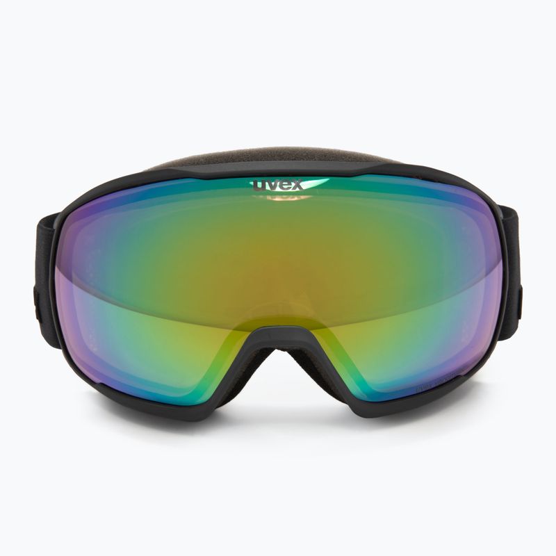 Скиорска маска UVEX Victorious V black matt/vario green mirror 2