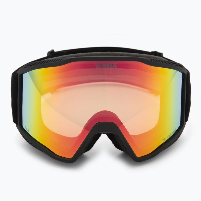 Скиорска маска Uvex Blast V black matt/vario rainbow mirror 2