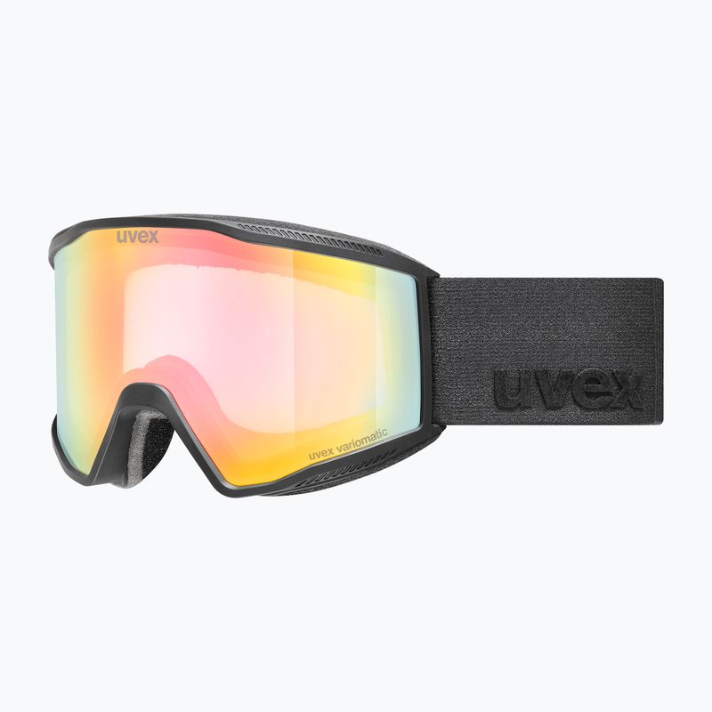 Скиорска маска Uvex Blast V black matt/vario rainbow mirror 5