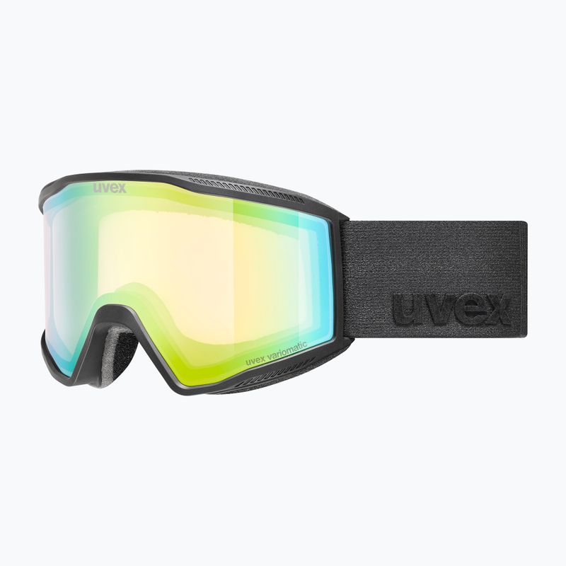 Скиорска маска Uvex Blast V black matt/vario green mirror 5