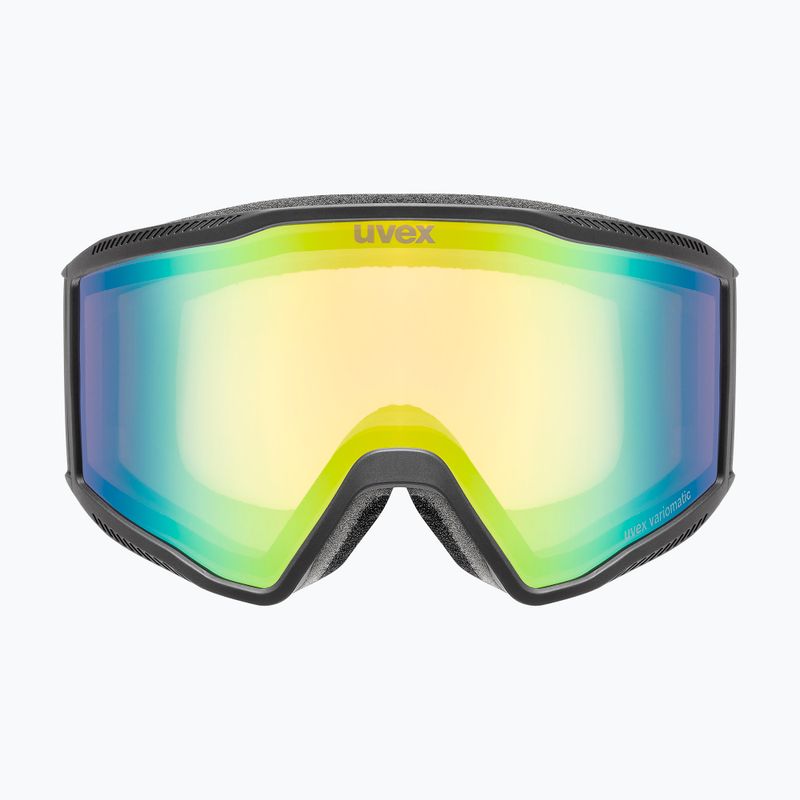 Скиорска маска Uvex Blast V black matt/vario green mirror 6