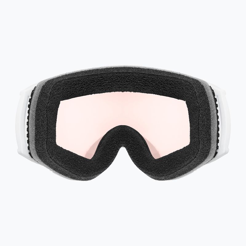 Скиорска маска UVEX Victorious S V white matt/vario rose mirror 7