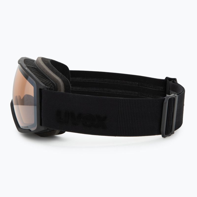 Скиорска маска UVEX Victorious S V black matt/vario silver mirror 4