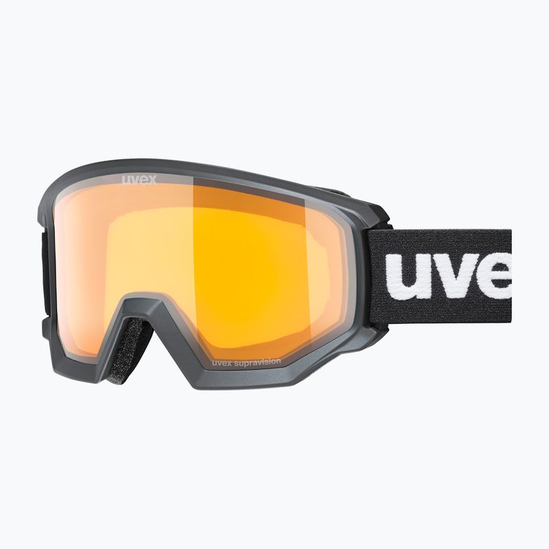Скиорски очила UVEX Athletic LGL black matt/yellow/clear