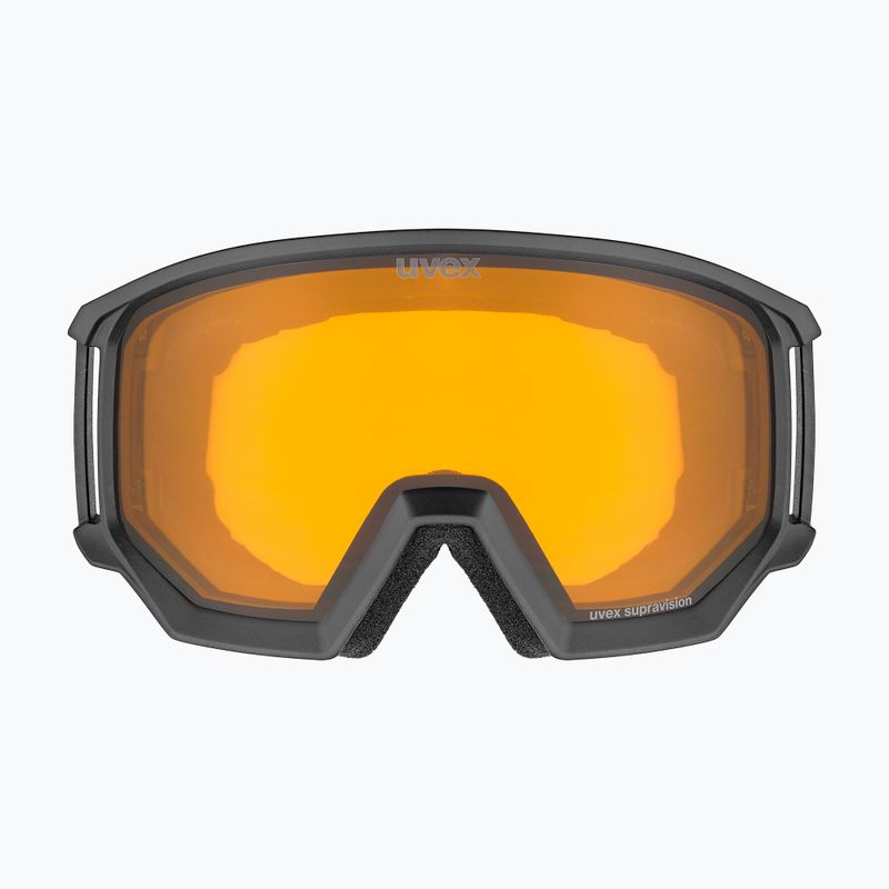 Скиорски очила UVEX Athletic LGL black matt/yellow/clear 2