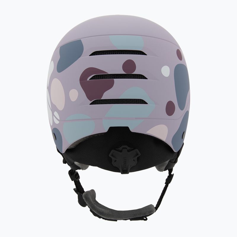 Детска скиорска каска UVEX Rocket Visor Jr cool lavender abstract matt/mirrorsilver/lasergold 4