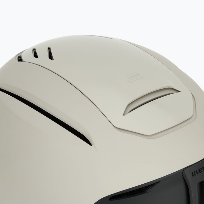 Скиорска каска UVEX Resolution warm grey/black matt 9