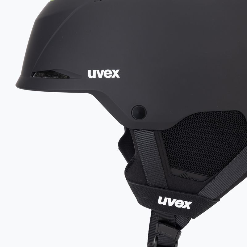 Скиорска каска UVEX Resolution black/electrum grad matt 7