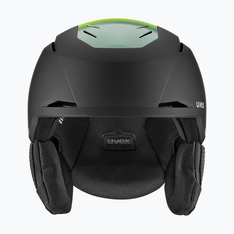 Скиорска каска UVEX Resolution black/electrum grad matt 2