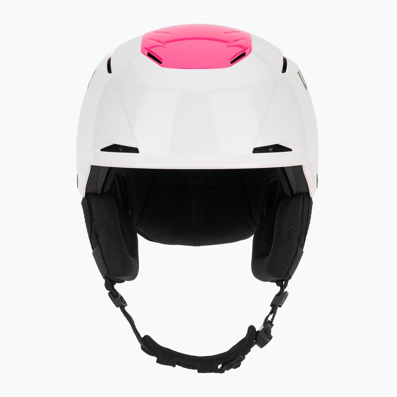 Скиорска каска UVEX Resolution SL white/pink 2