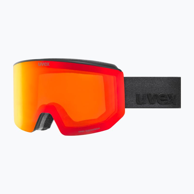 Скиорска маска Uvex Lace Attract FM black matt/mirror red 7