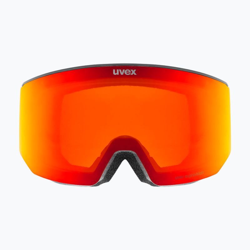 Скиорска маска Uvex Lace Attract FM black matt/mirror red 8