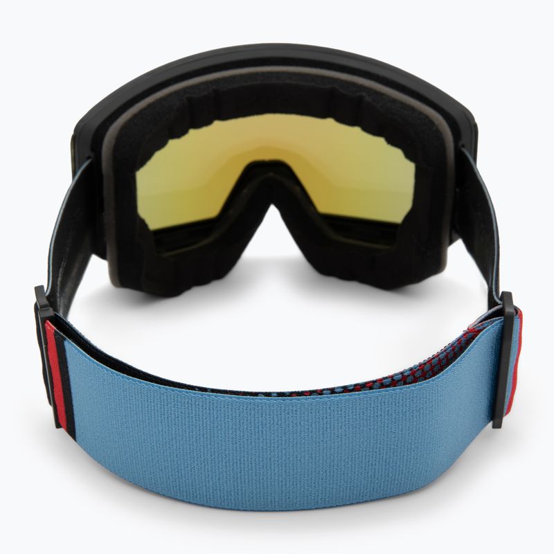 Скиорска маска Uvex Lace Attract FM black matt/mirror blue 3