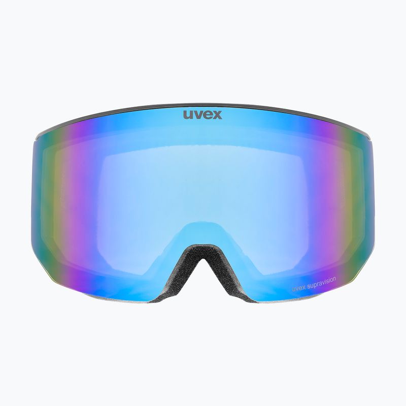 Скиорска маска Uvex Lace Attract FM black matt/mirror blue 7