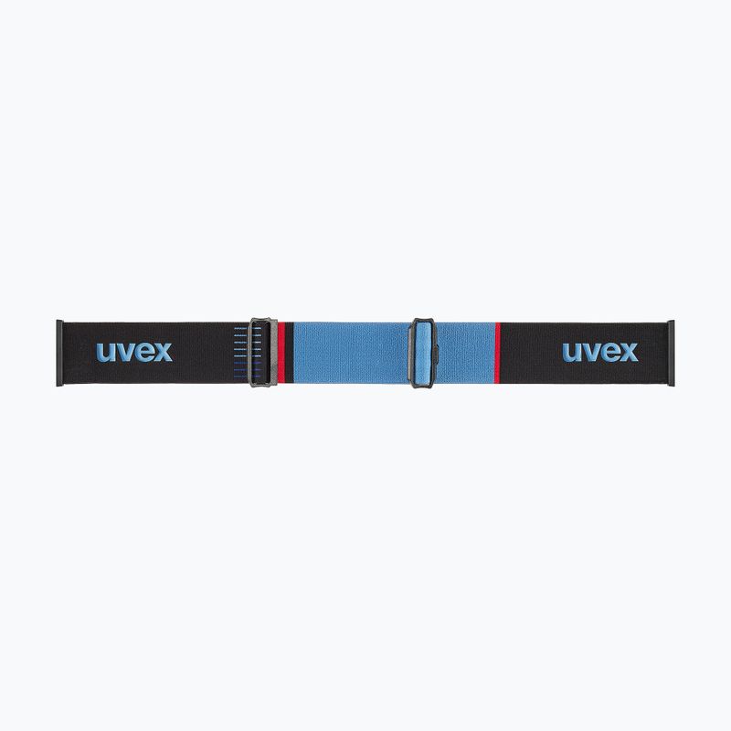 Скиорска маска Uvex Lace Attract FM black matt/mirror blue 10