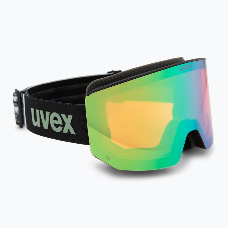 Скиорска маска Uvex Lace Attract FM black matt/mirror opal 2