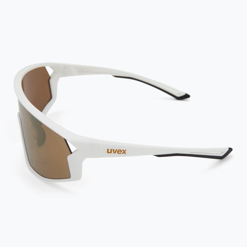 Слънчеви очила Uvex Skyryse white matt/mirror gold 4
