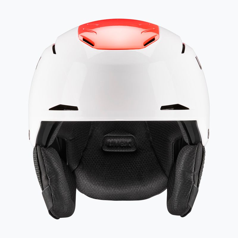 Ски каска UVEX Resolution SL white/electric red 2