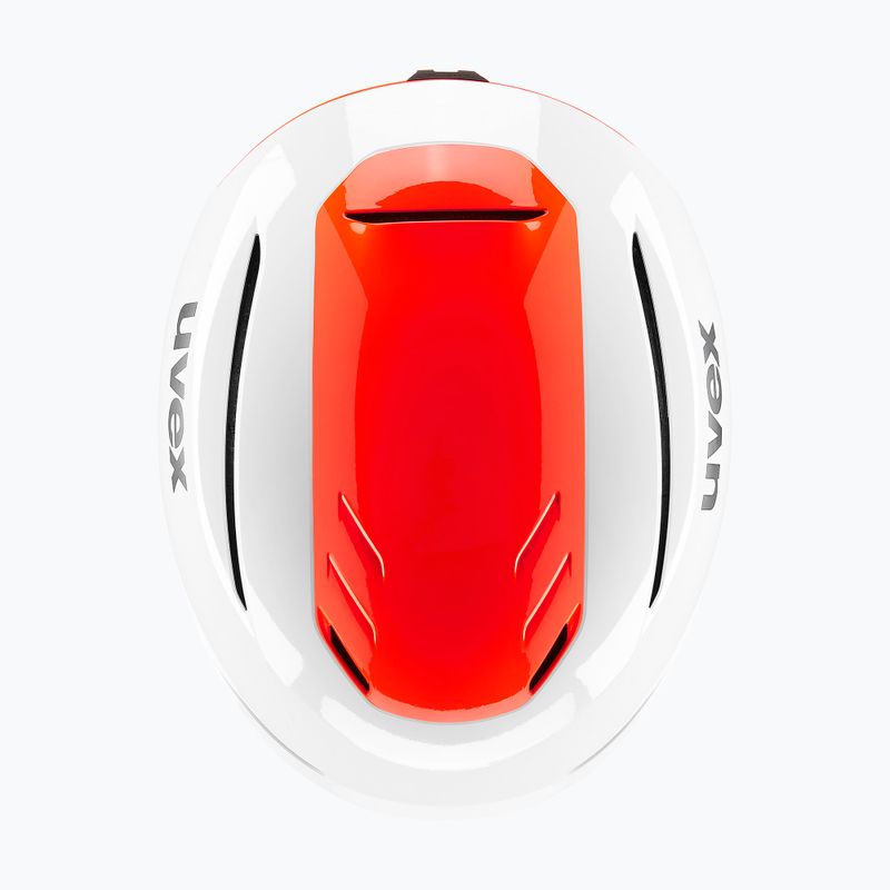 Скиорска каска UVEX Resolution SL white/electric red 13