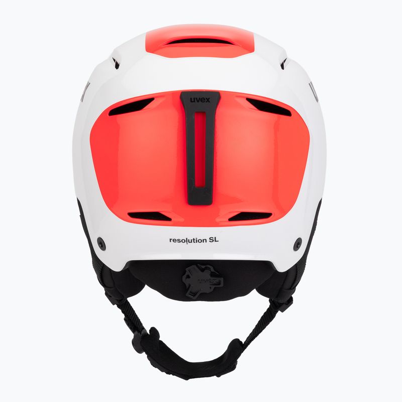 Скиорска каска UVEX Resolution SL white/electric red 4