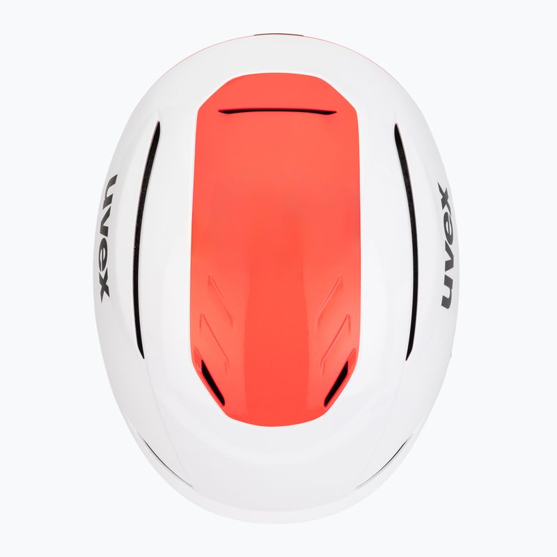 Скиорска каска UVEX Resolution SL white/electric red 6