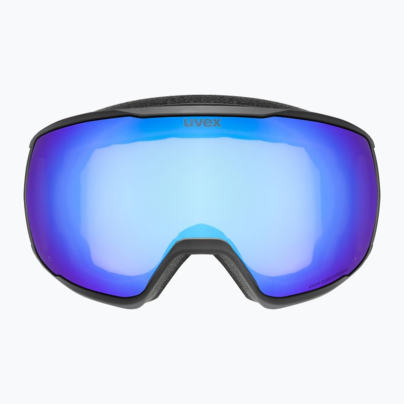 Скиорскa маска UVEX Ultimate Victorious CV S2 black matt/mirror sapphire 2