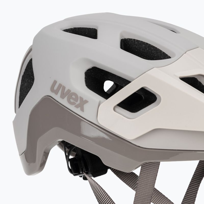 Велосипедна каска UVEX React MIPS warm grey matt 8