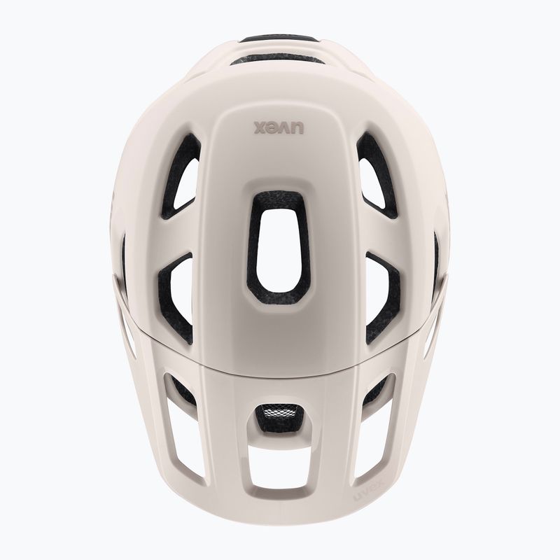 Велосипедна каска UVEX React MIPS warm grey matt 4