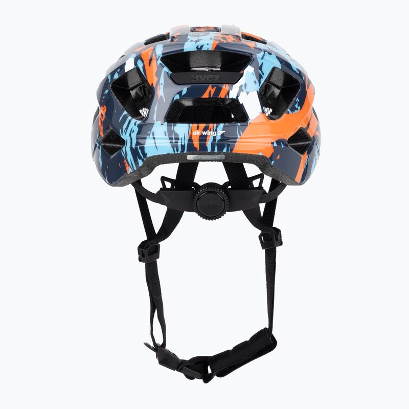 Детска велосипедна каска UVEX Air Wing 2 papaya/bubble blue 4