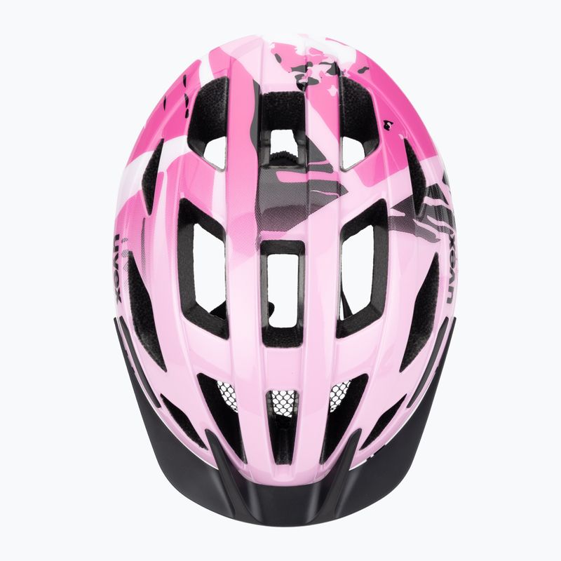 Детска велосипедна каска UVEX Air Wing 2 strawberry/black 6