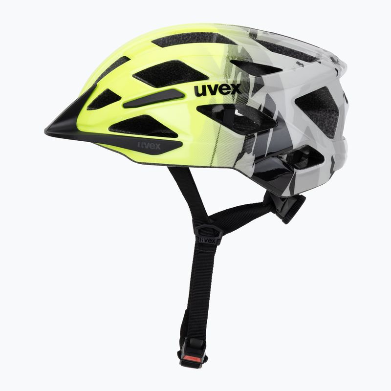 Детска велосипедна каска UVEX Air Wing 2 neon yellow/black 3