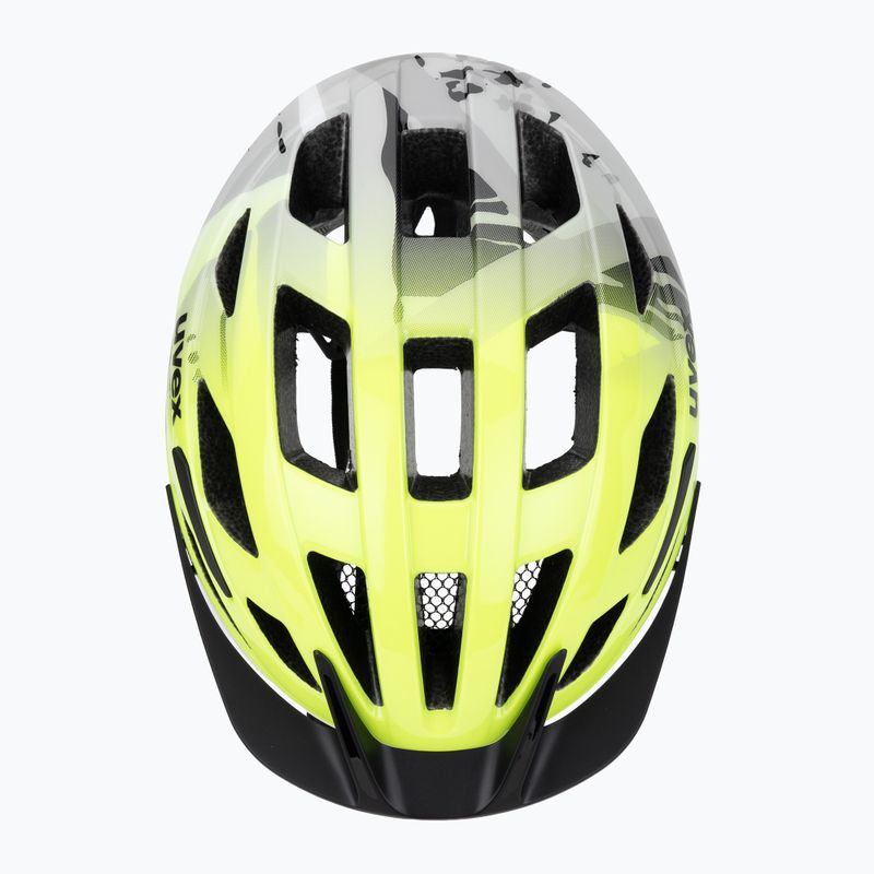 Детска велосипедна каска UVEX Air Wing 2 neon yellow/black 6