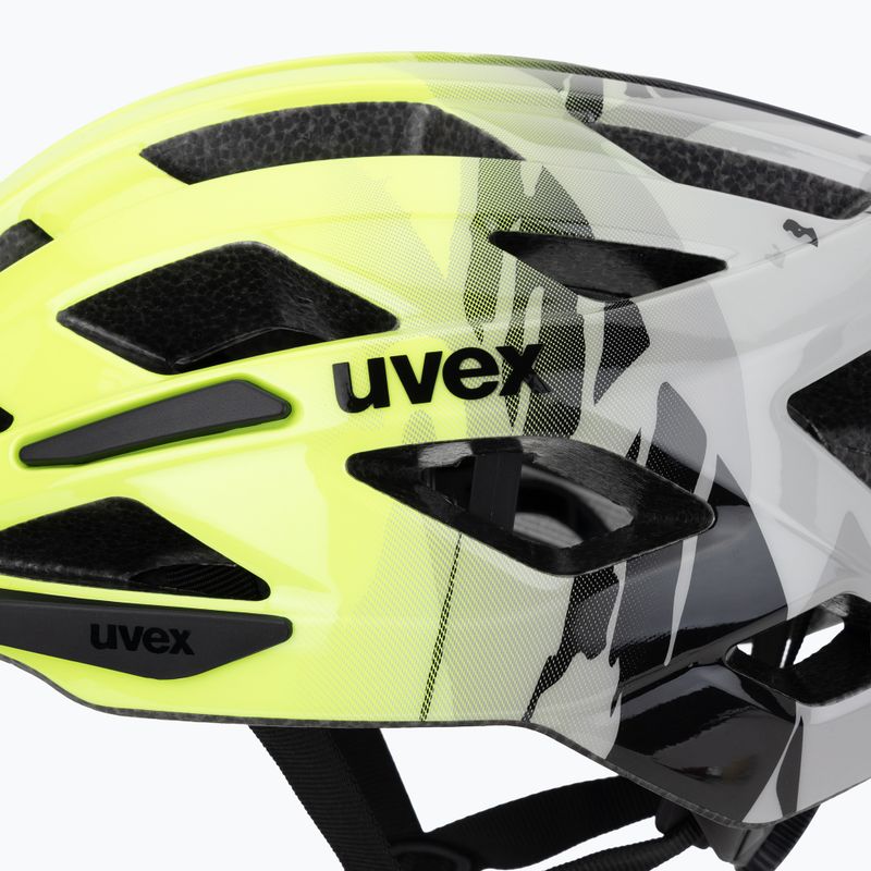 Детска велосипедна каска UVEX Air Wing 2 neon yellow/black 7
