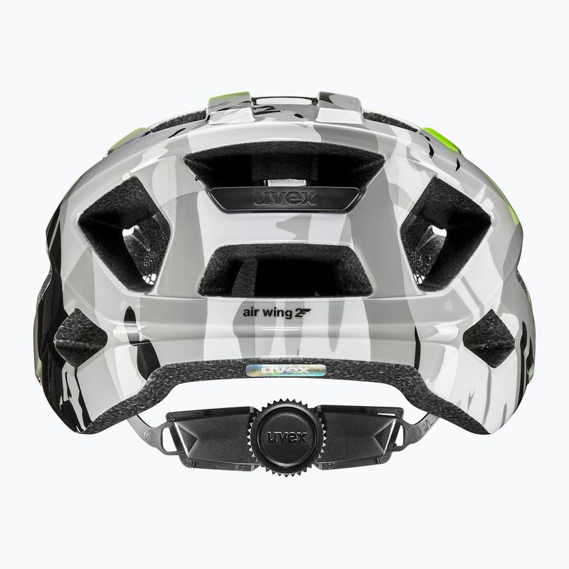 Детска велосипедна каска UVEX Air Wing 2 neon yellow/black 10