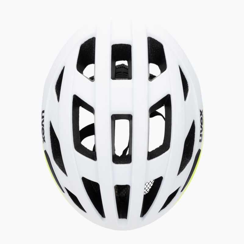Велосипедна каска UVEX I-Volute white/neon yellow matt 6