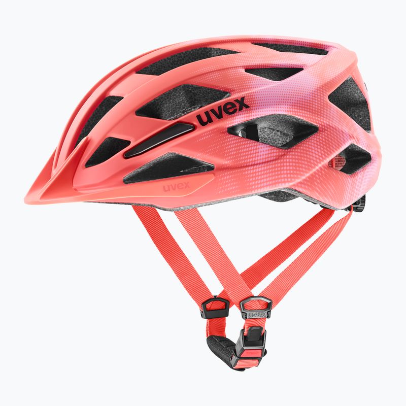 Детска велосипедна каска UVEX Air Wing 2 CC coral/strawberry matt 8