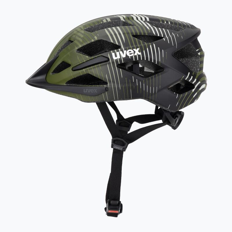 Детска велосипедна каска UVEX Air Wing 2 CC dark olive/black matt 3
