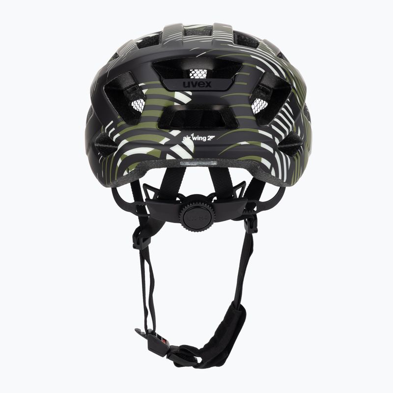Детска велосипедна каска UVEX Air Wing 2 CC dark olive/black matt 4