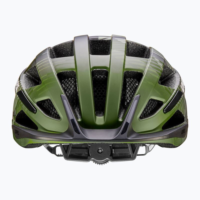Детска велосипедна каска UVEX Air Wing 2 CC dark olive/black matt 2