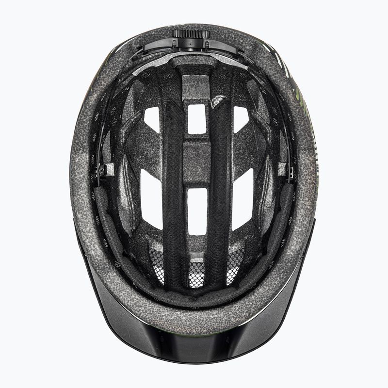Детска велосипедна каска UVEX Air Wing 2 CC dark olive/black matt 5