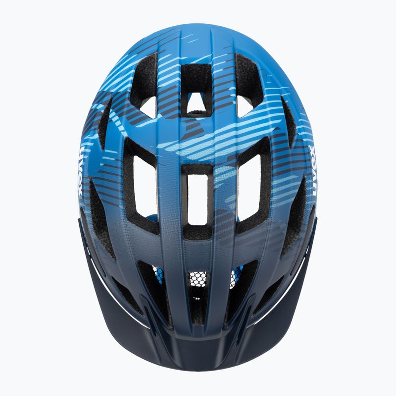 Детска велосипедна каска UVEX Air Wing 2 CC dusk/bubble blue matt 6